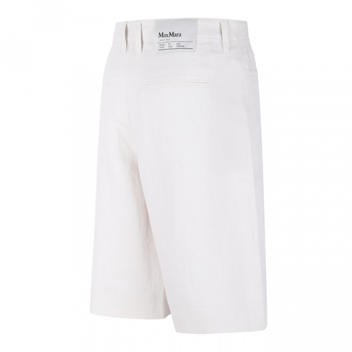 Ecru Bermuda Shorts