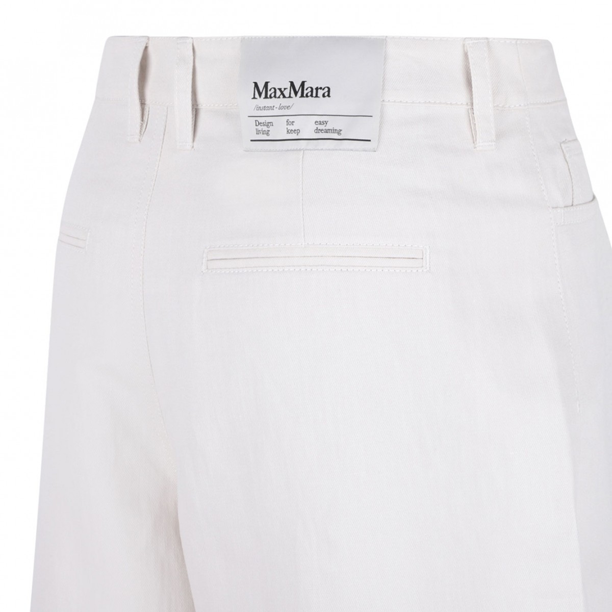 Ecru Bermuda Shorts