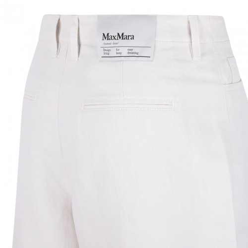 Ecru Bermuda Shorts