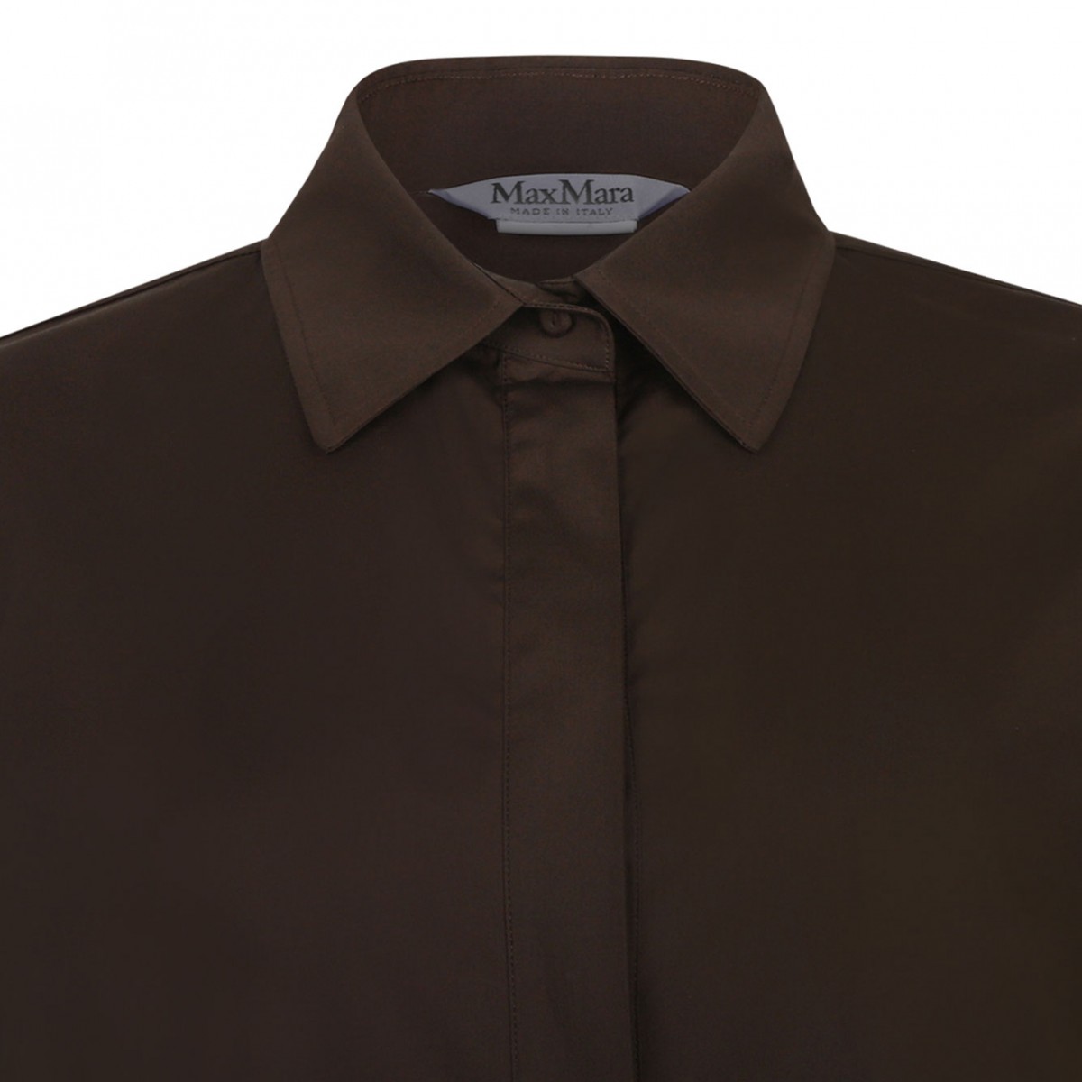 Brown Long Shirt Dress