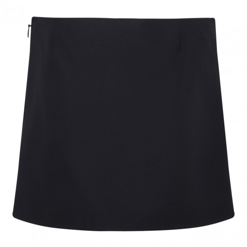 Black Heritage Clipped Mini Skirt 2