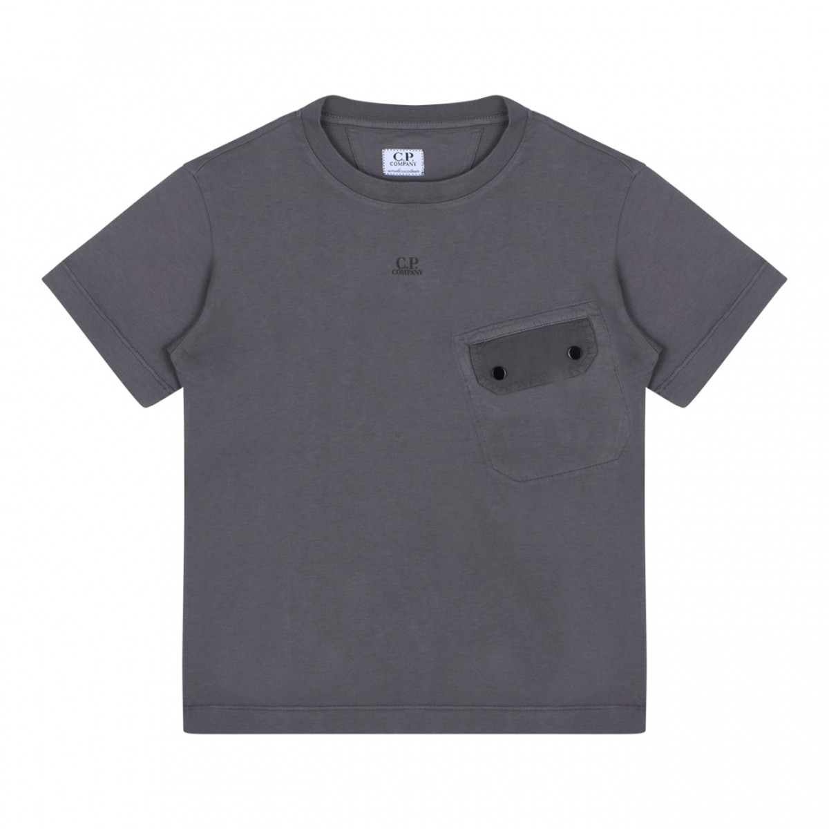 Grey Logo Print T-Shirt