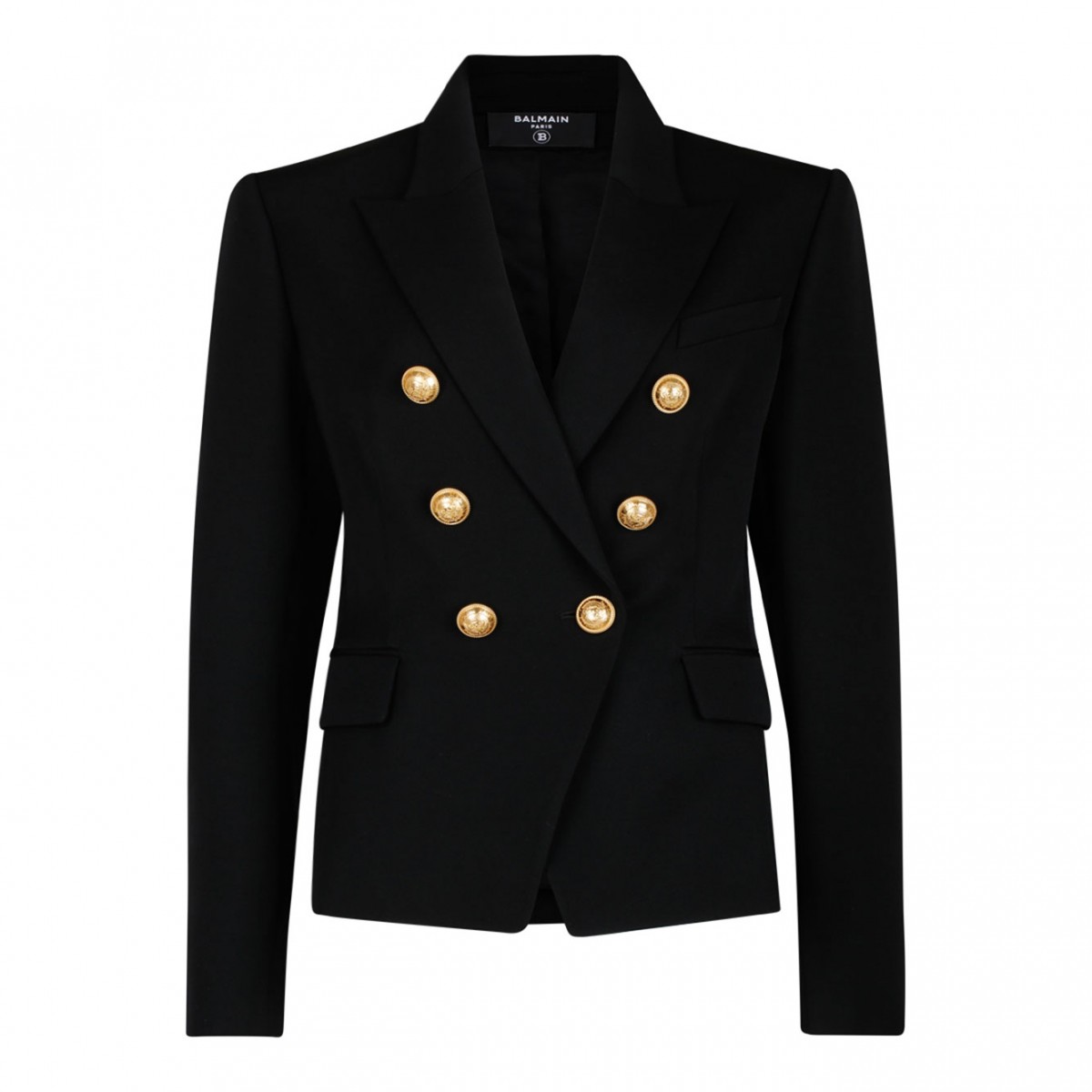 Black 6-Buttons Blazer