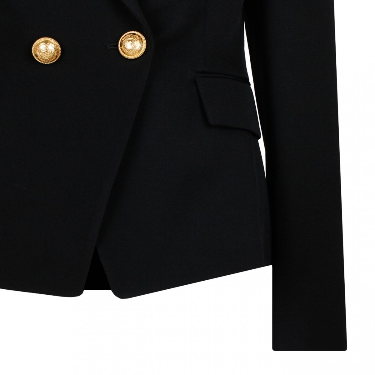 Black 6-Buttons Blazer