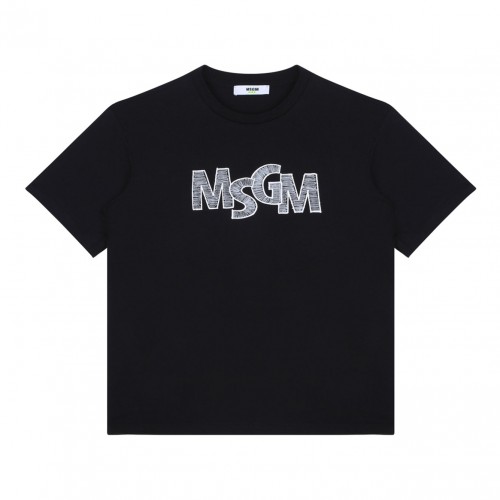 Black Logo Print T-Shirt