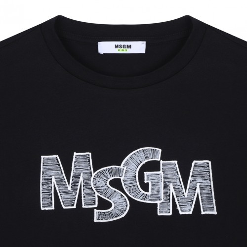 Black Logo Print T-Shirt