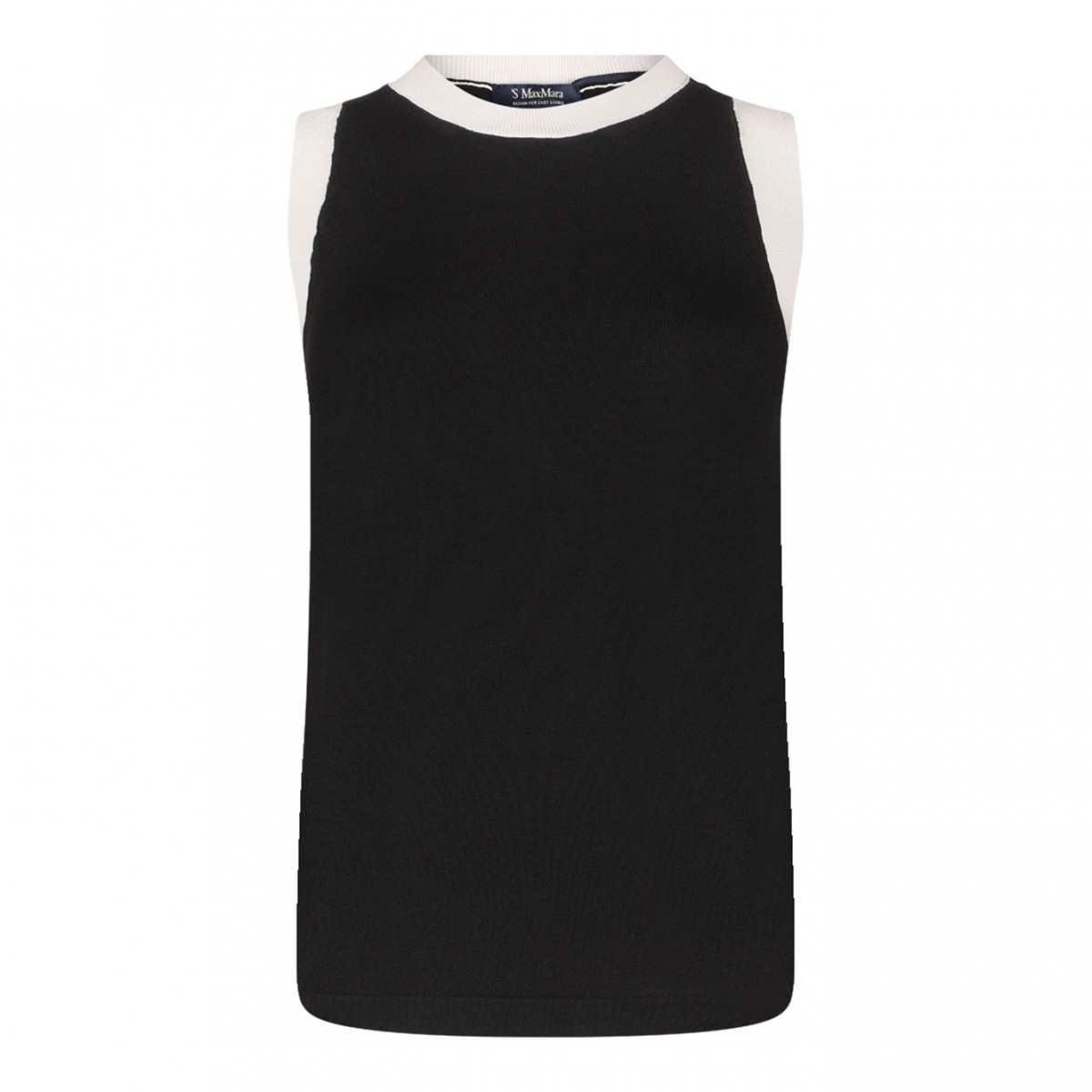 Black Slalom Tank Top