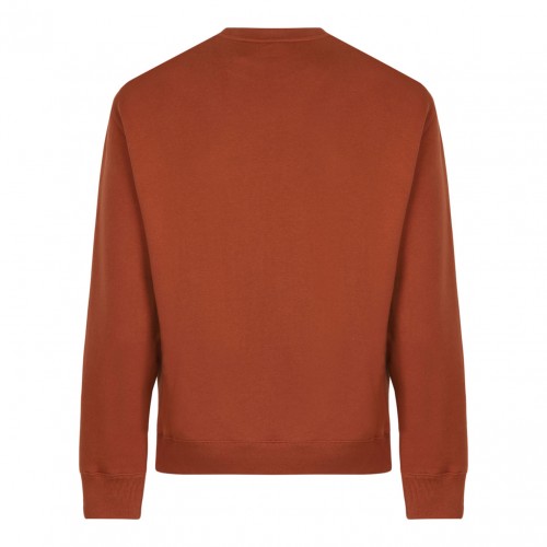 Pecan Brown Handwriting Gingham Sweatshirt 2