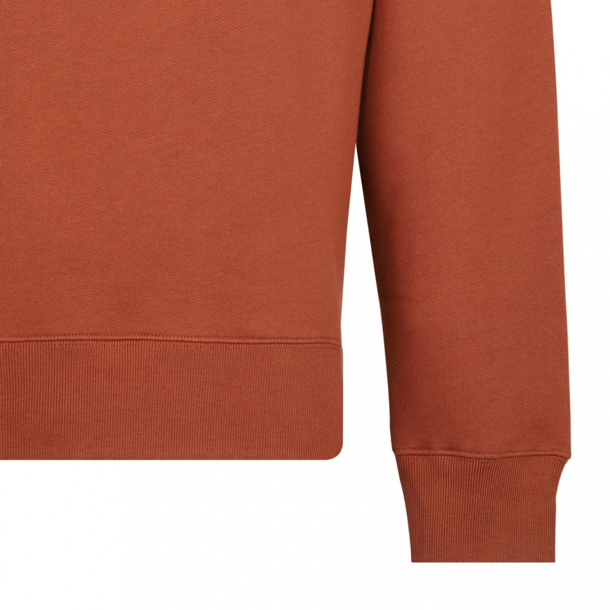 Pecan Brown Handwriting Gingham Sweatshirt