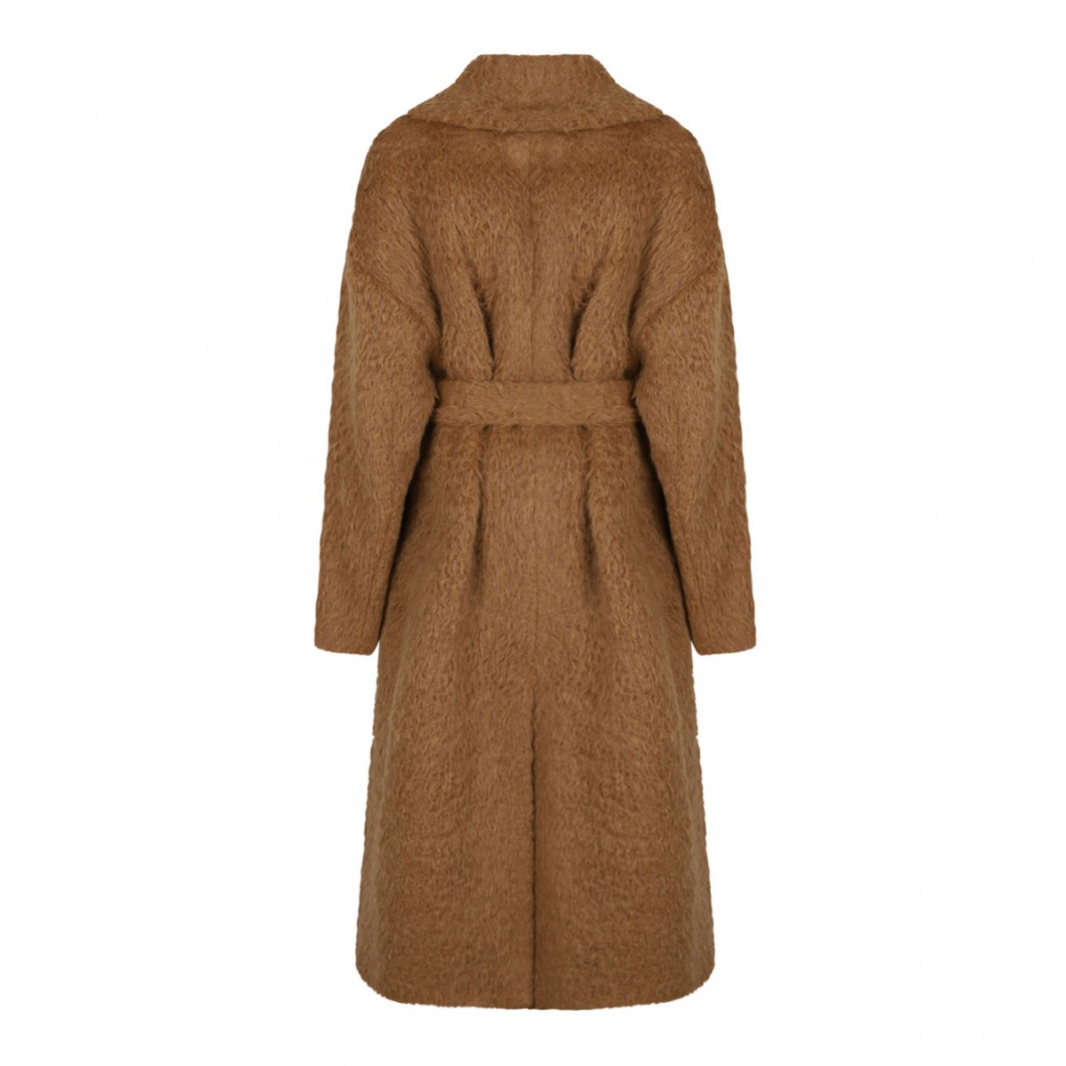 Tobacco Brown Shawl Collar Coat