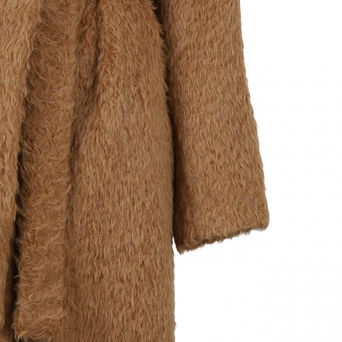 Tobacco Brown Shawl Collar Coat