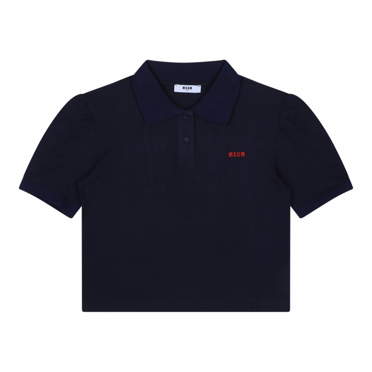 Navy Blue Pique Polo Shirt