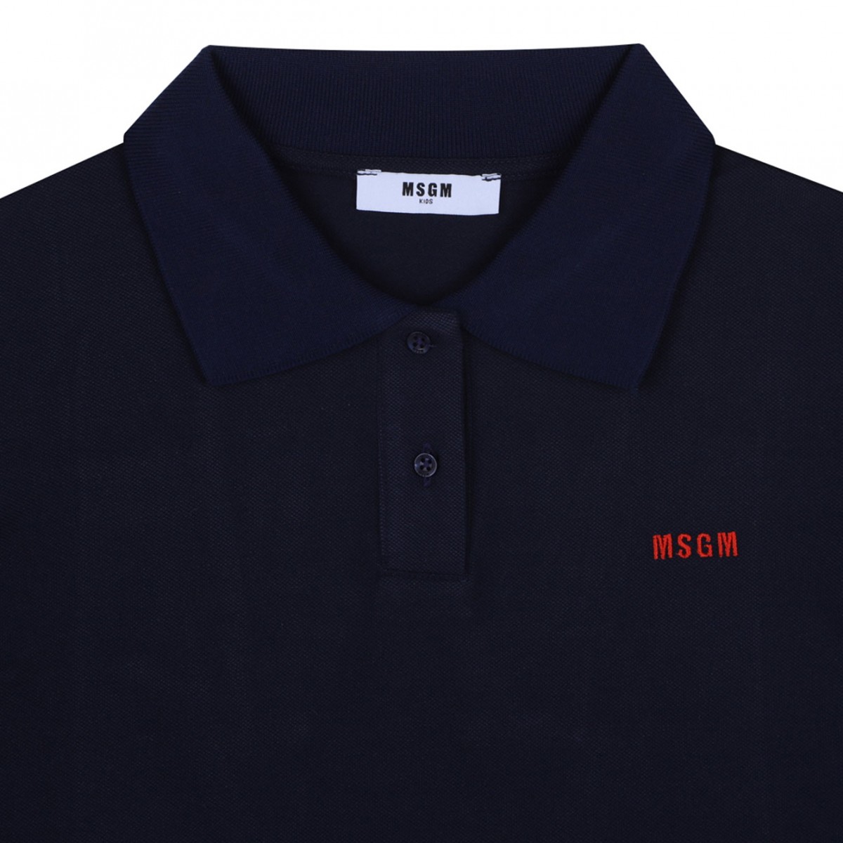 Navy Blue Pique Polo Shirt