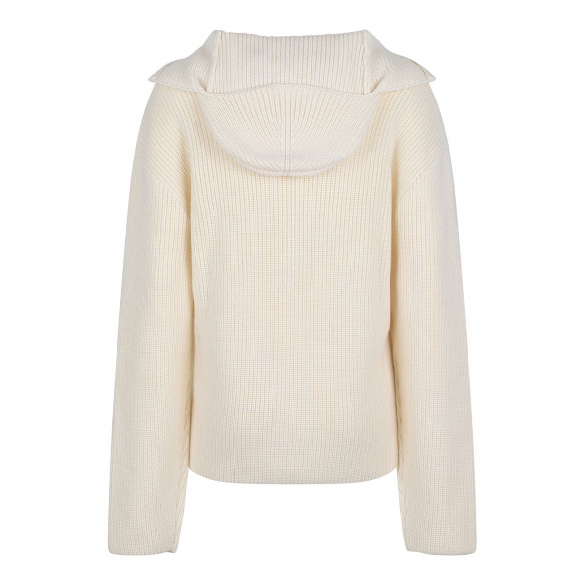 Light Beige Hooded Sweater