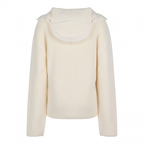 Light Beige Hooded Sweater