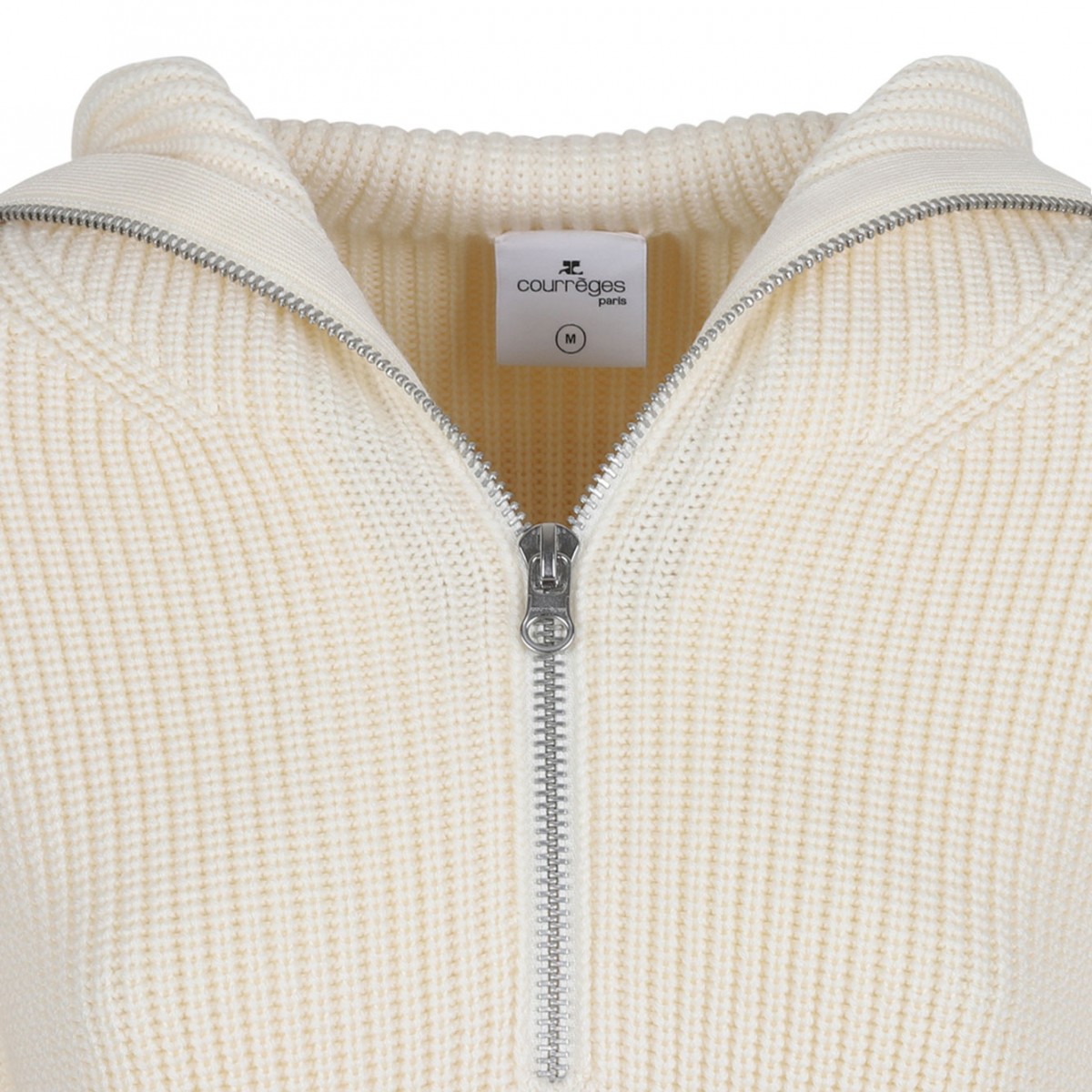 Light Beige Hooded Sweater