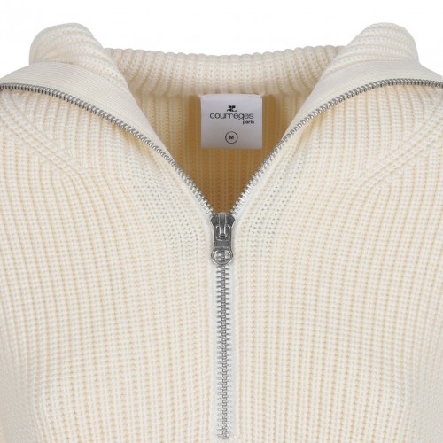 Light Beige Hooded Sweater