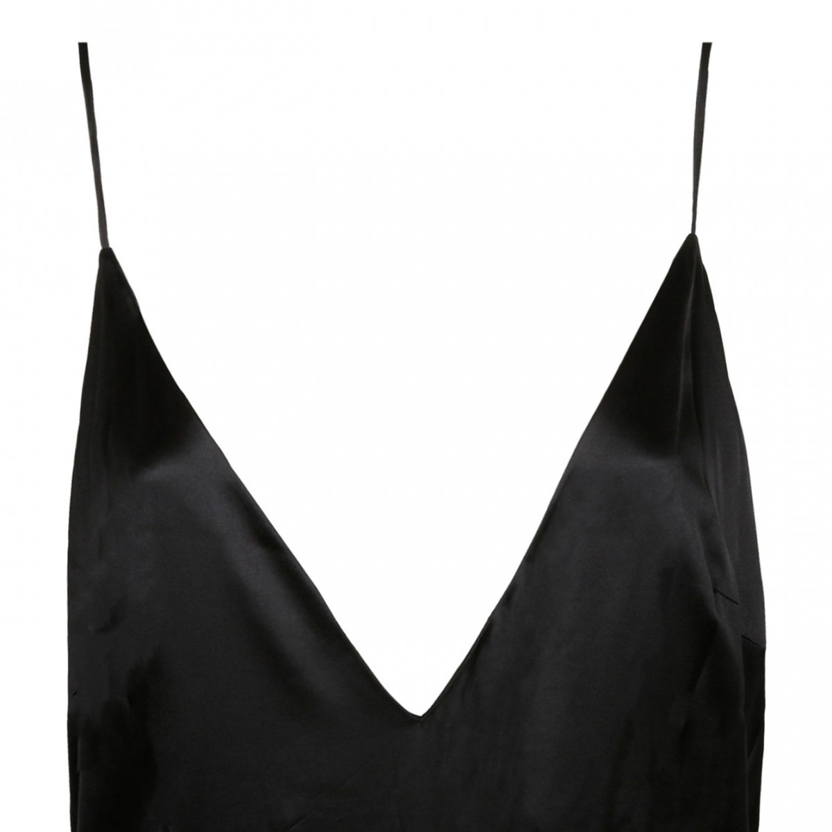 Eliosabetta Franchi Stretch Silk Satin Black Dress