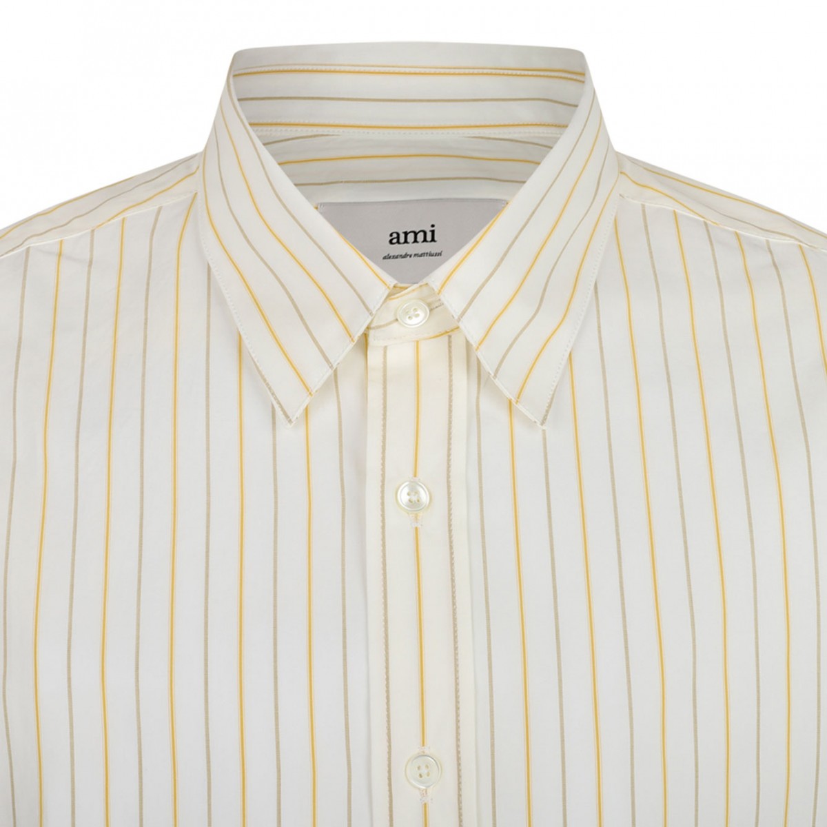 Light Beige Striped Shirt