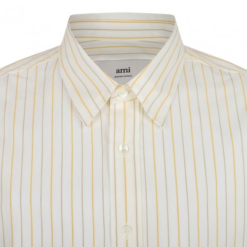 Light Beige Striped Shirt