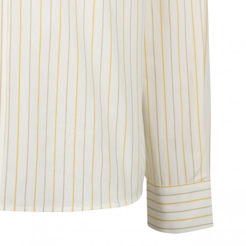 Light Beige Striped Shirt