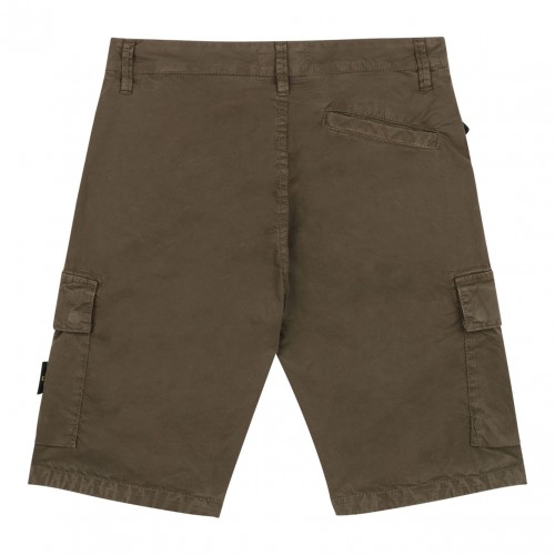 Military Green Cargo Shorts 2
