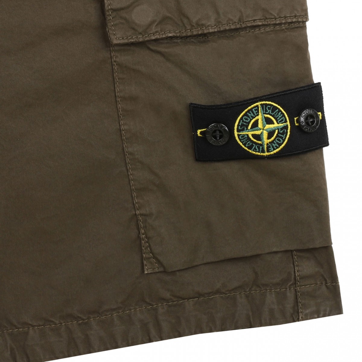 Military Green Cargo Shorts
