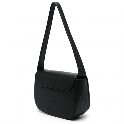 Black Logo Plaque Shoulder Bag 2
