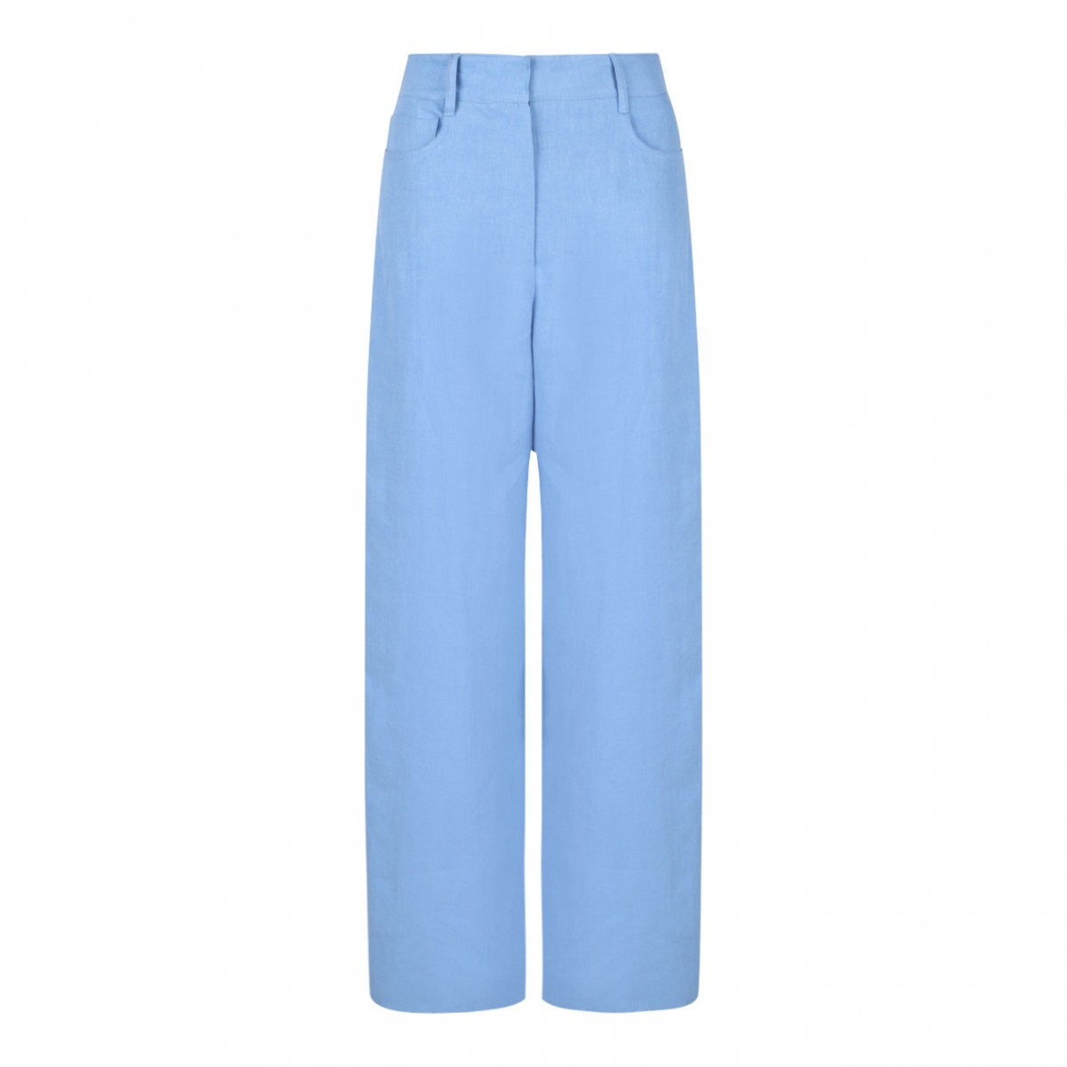 Blue Wide Leg Trousers