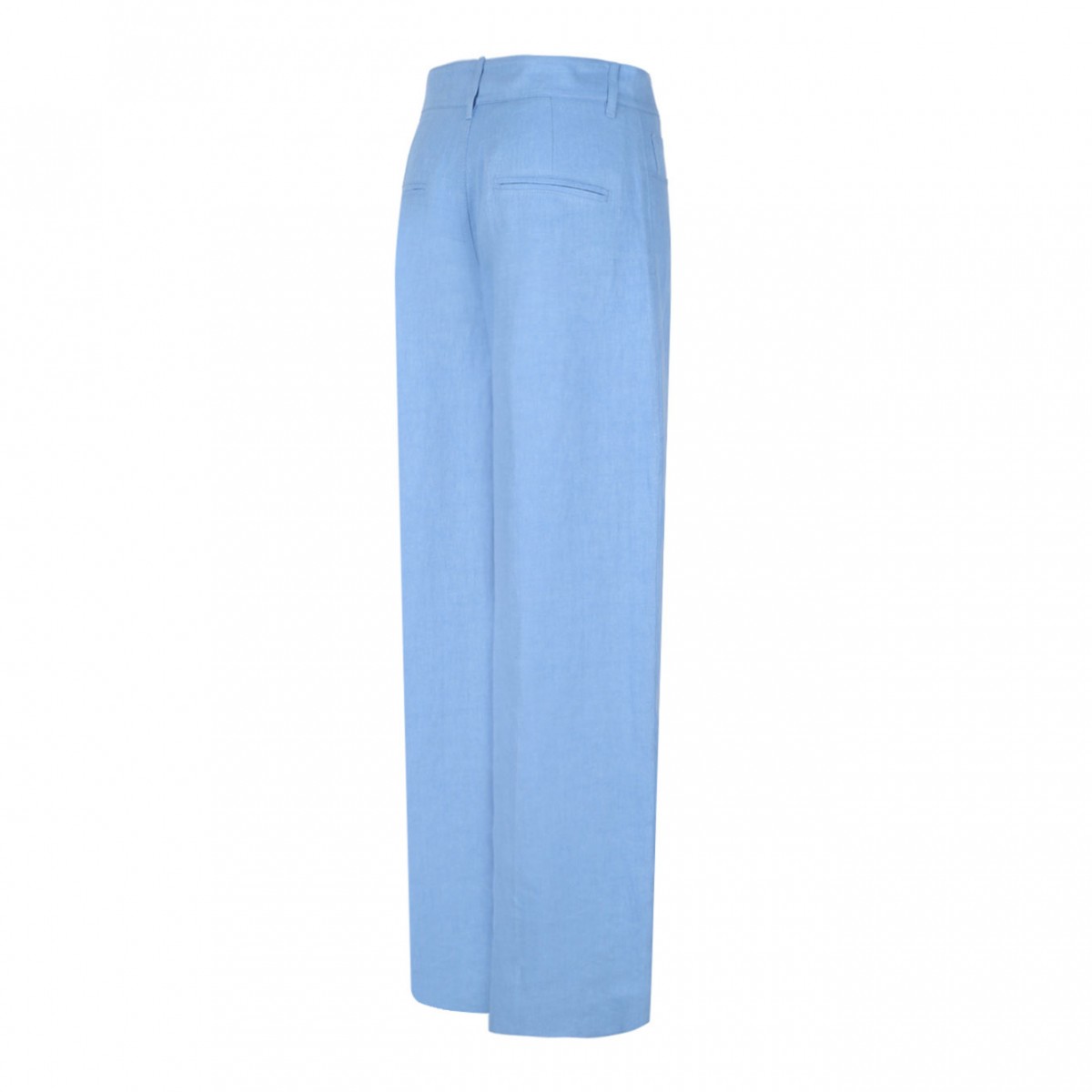 Blue Wide Leg Trousers