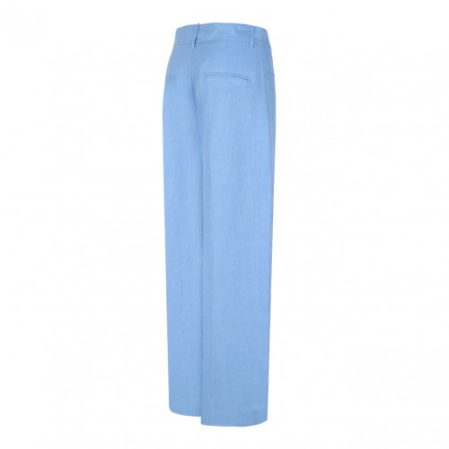 Blue Wide Leg Trousers