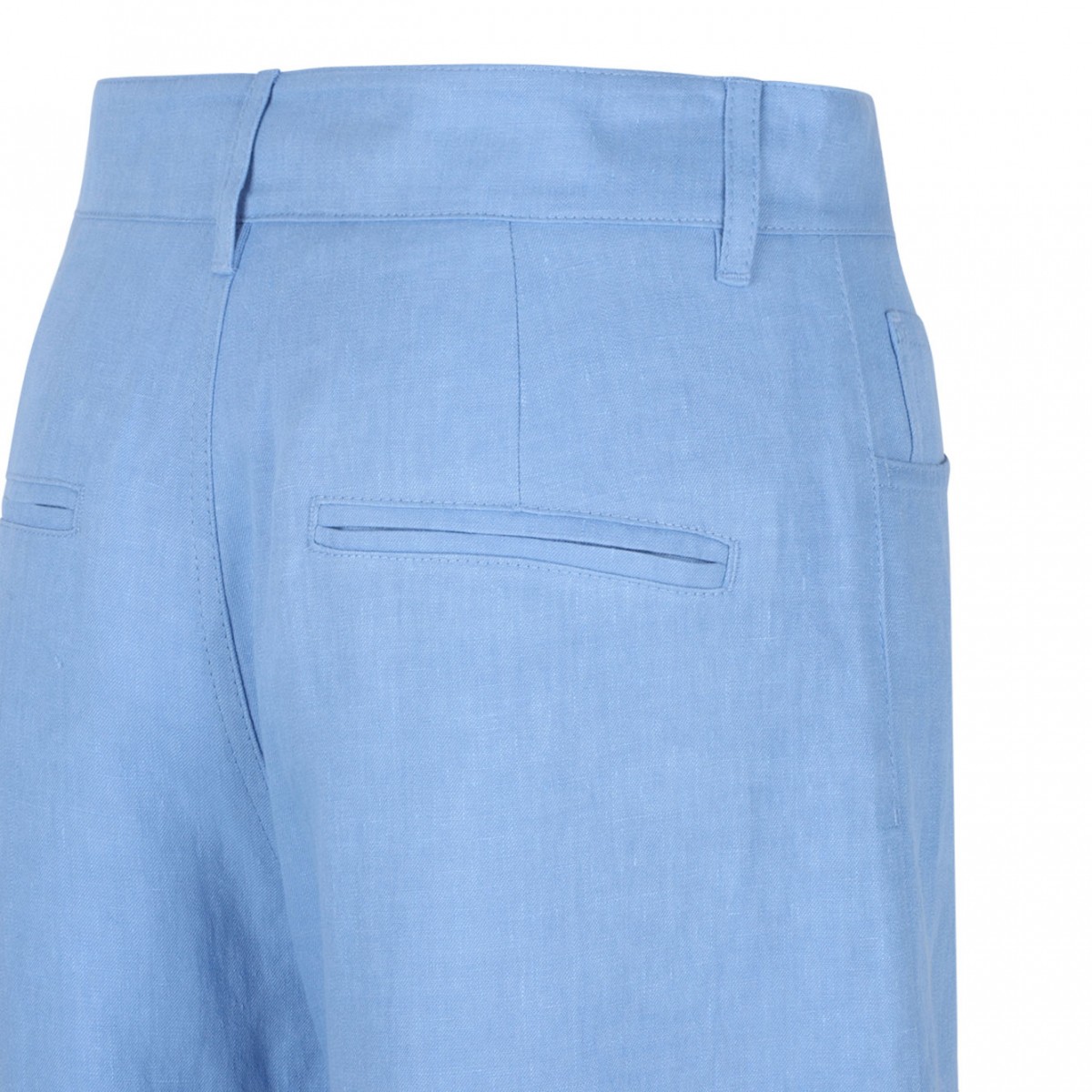 Blue Wide Leg Trousers