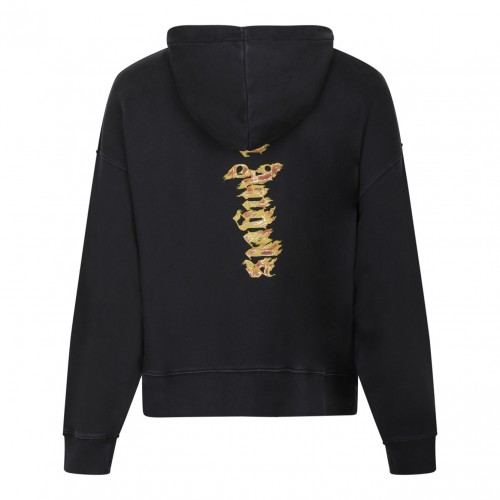 Black Burning Palm Hoodie