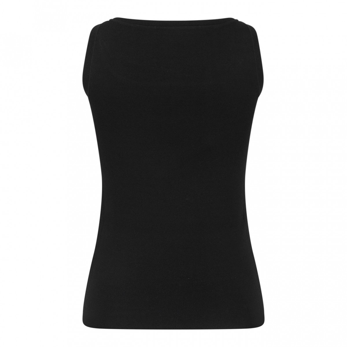 Black Crepe Top