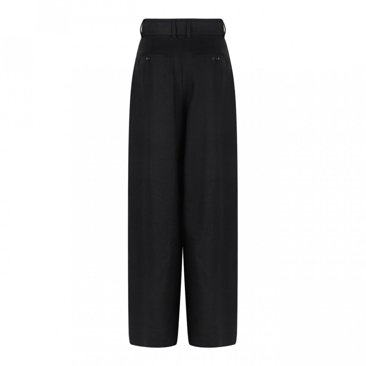 Black Linen Trousers