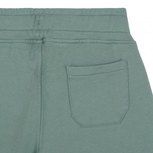 Light Green Track Shorts