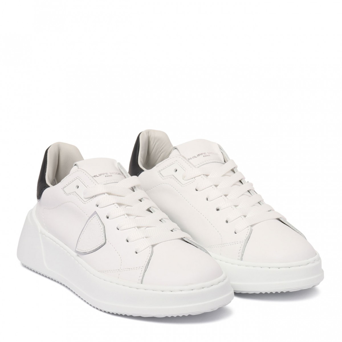 White Tres Temple Sneakers