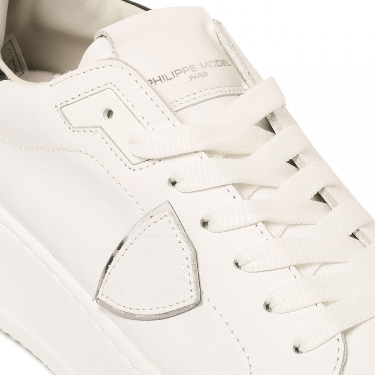 White Tres Temple Sneakers