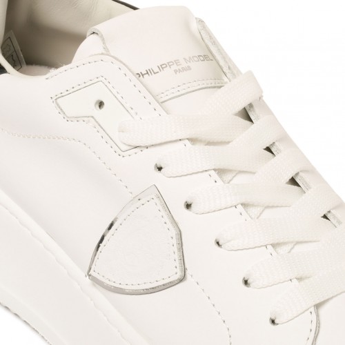 White Tres Temple Sneakers