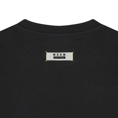 Black Logo Print T-Shirt