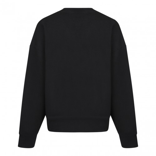 Black Logo Print Sweatshirt