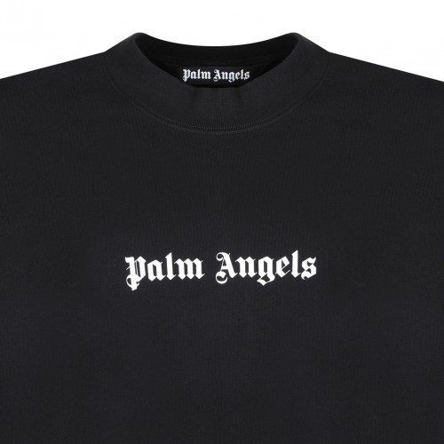 Black Logo Print Sweatshirt