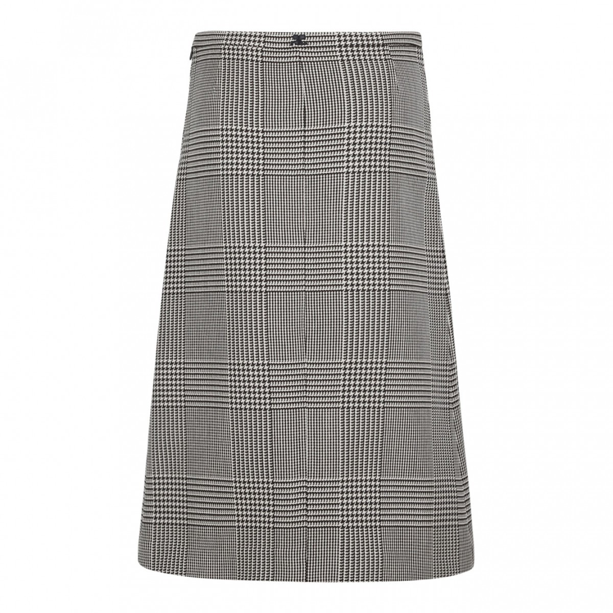 Checked Midi Skirt
