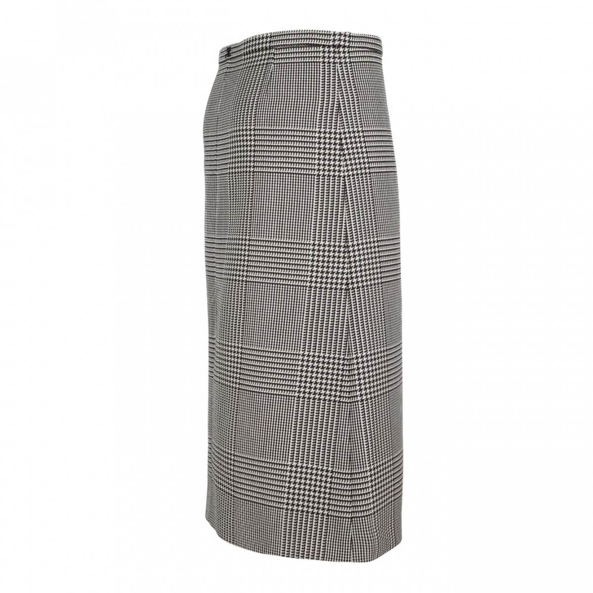 Checked Midi Skirt