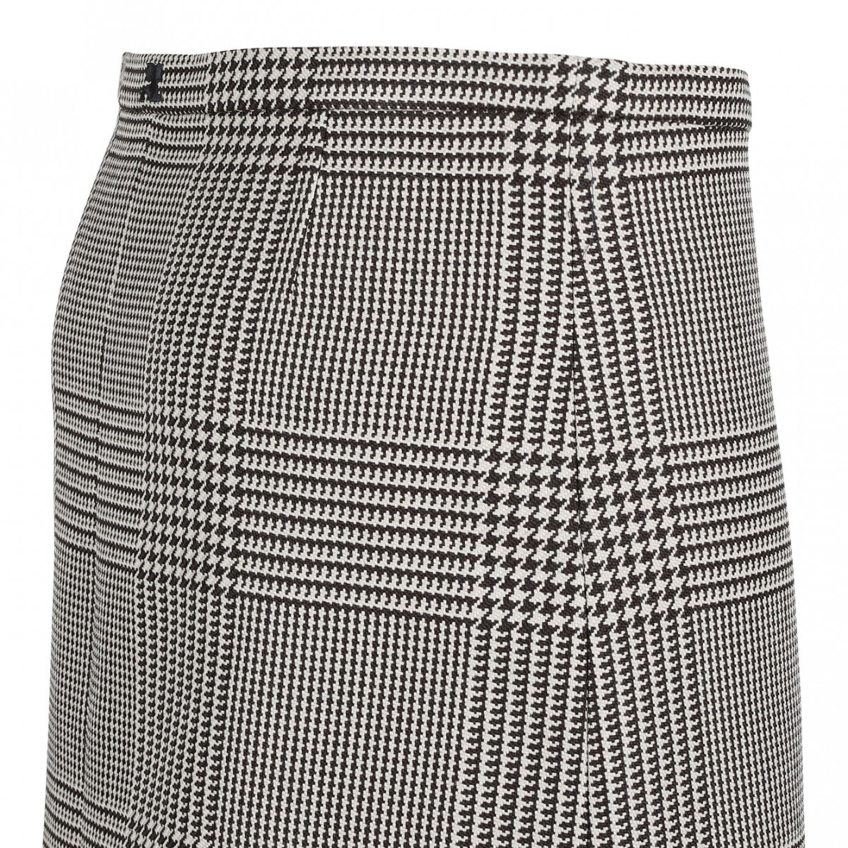 Checked Midi Skirt