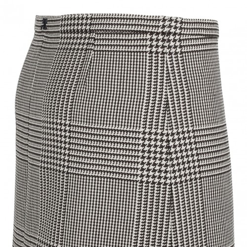 Checked Midi Skirt