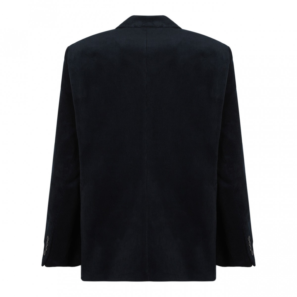 Navy Blue Corduroy Blazer