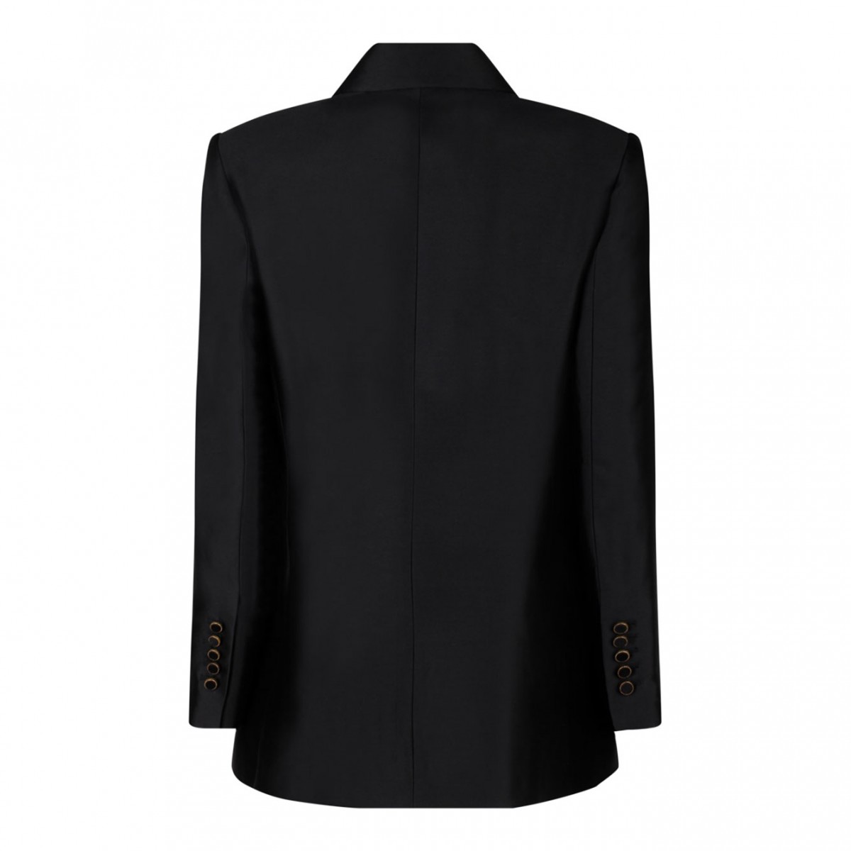 Black Luminosity Shawl Collar Blazer
