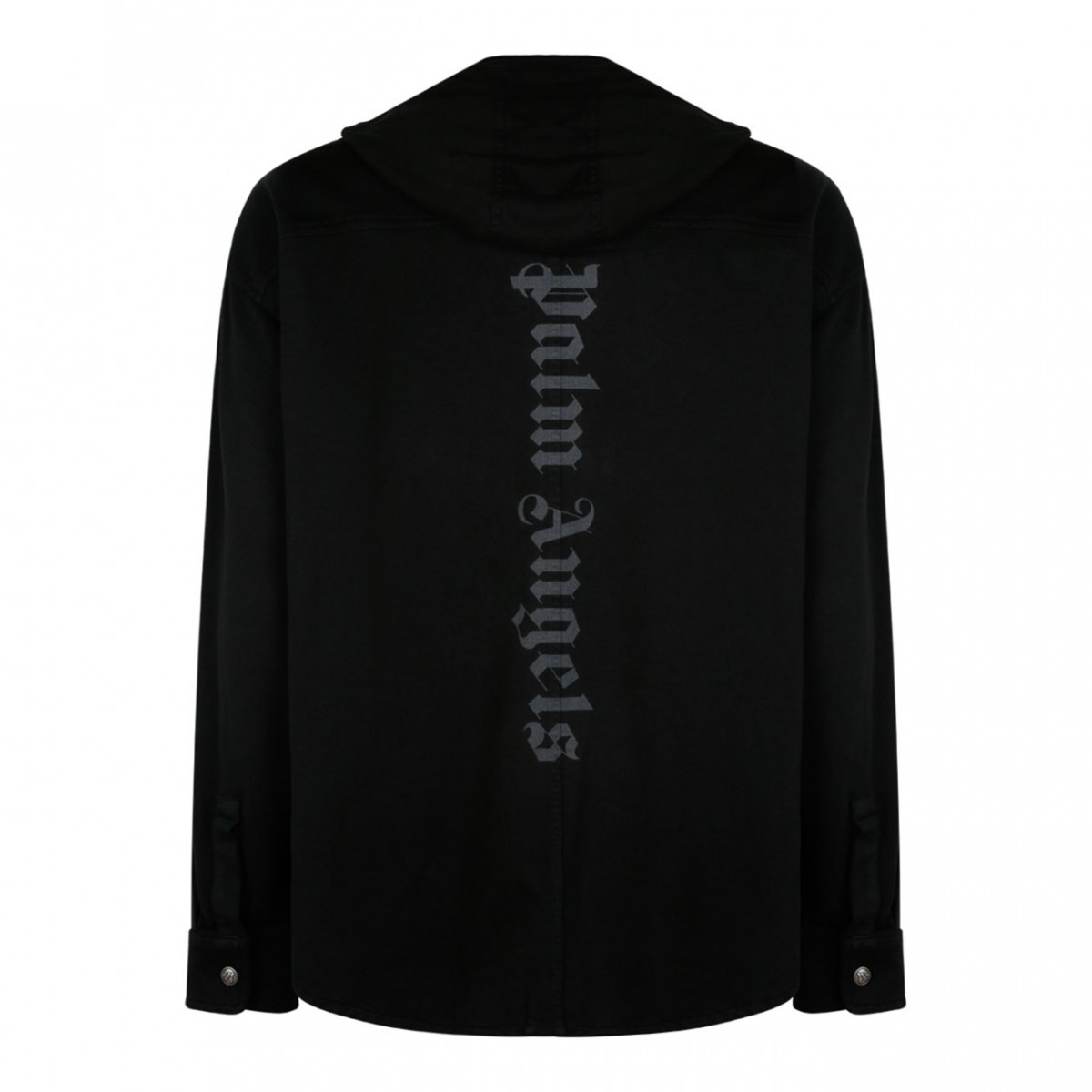 Black Gothic Logo Hoodie