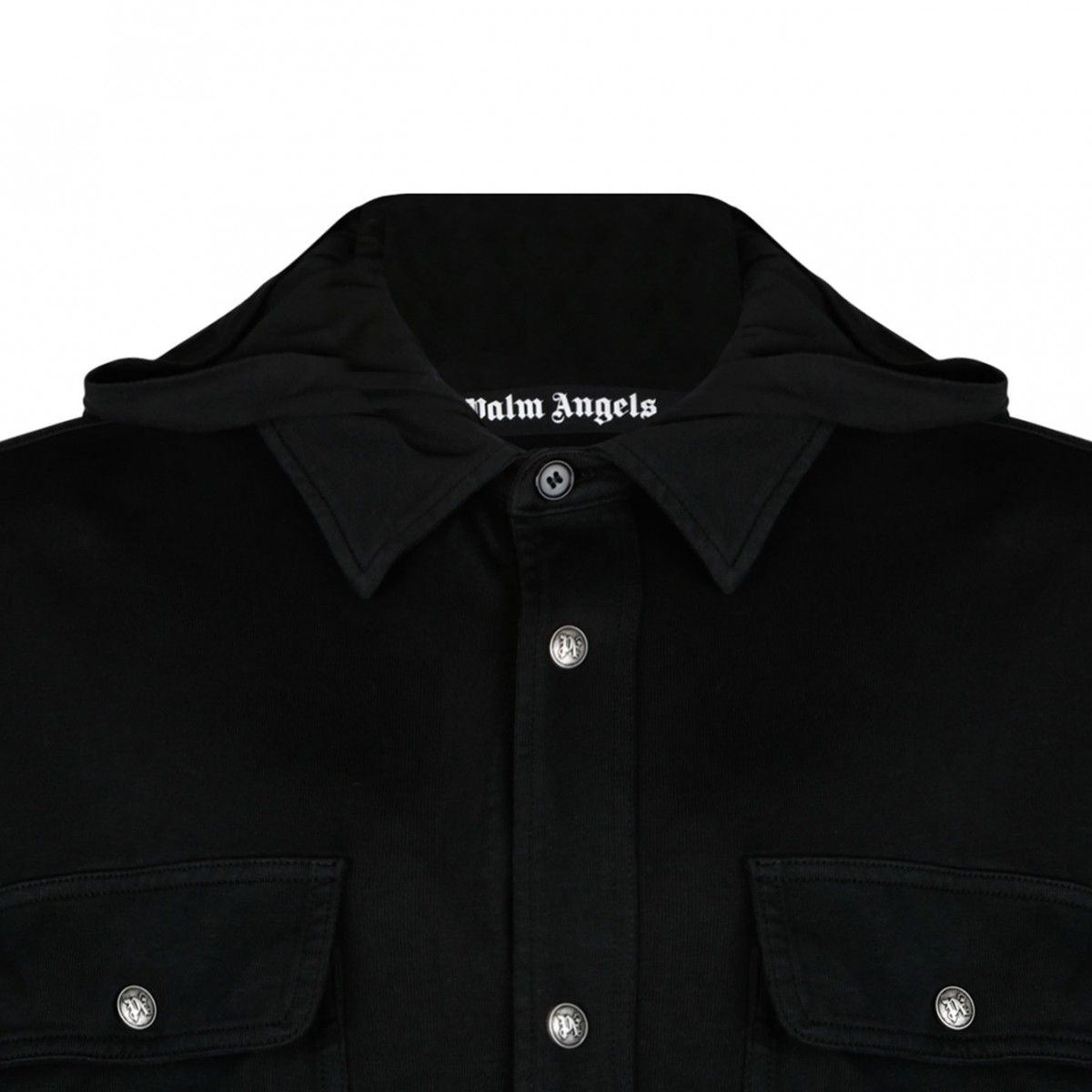 Black Gothic Logo Hoodie